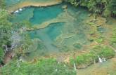 As famosas piscinas em forma de terraços de Semuc Champey, na Guatemala